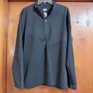 Under Armour Black Quarter-Zip Pullover w/Starbucks Logo, Sz XL